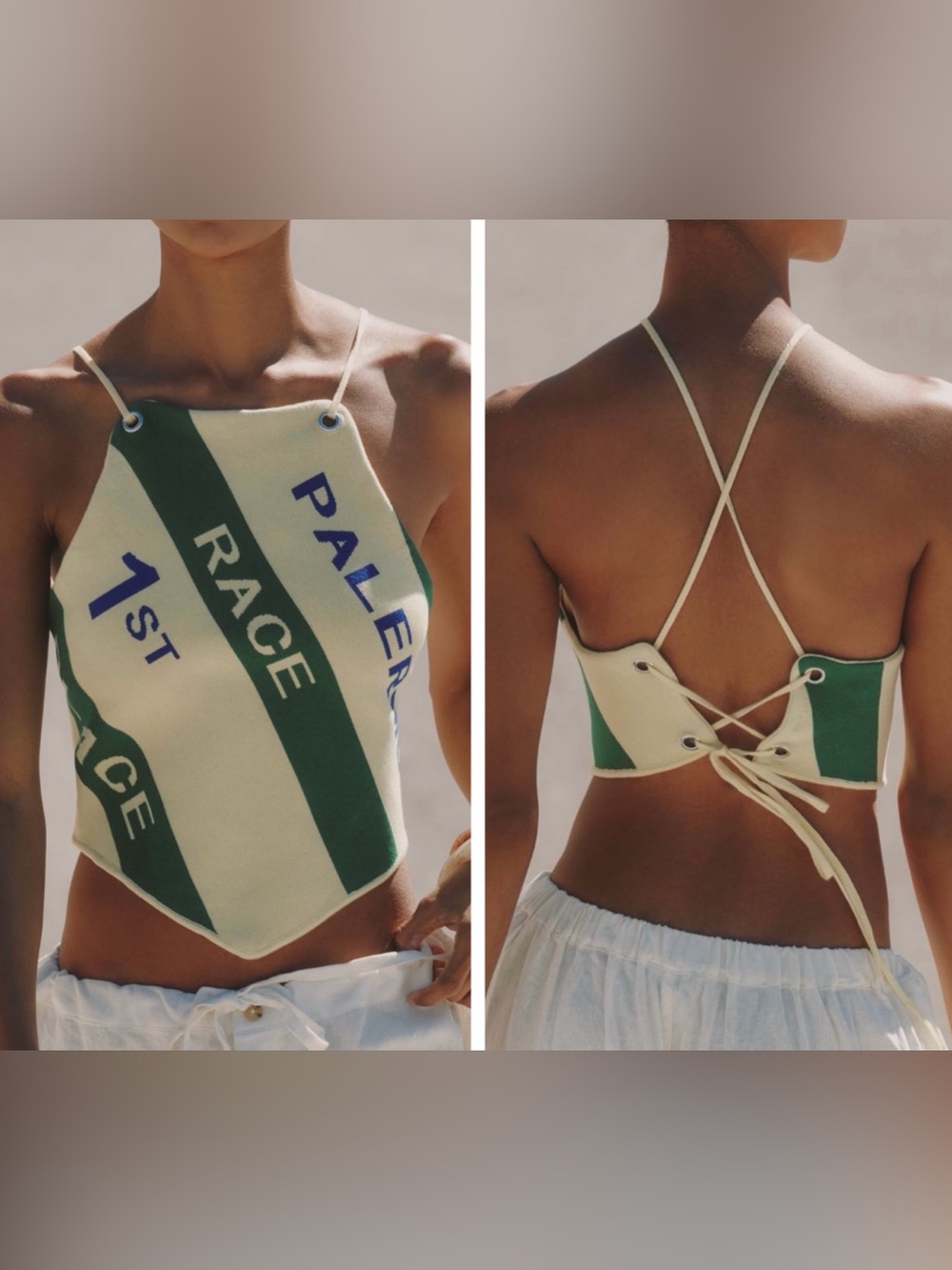 Anthropologie Celandine Flag Crop Sweater Top, Size M